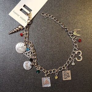 Fashion Jewelry Bracelet "CHARMED" charms